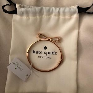 Kate Spade Rose Gold Bow Bangle